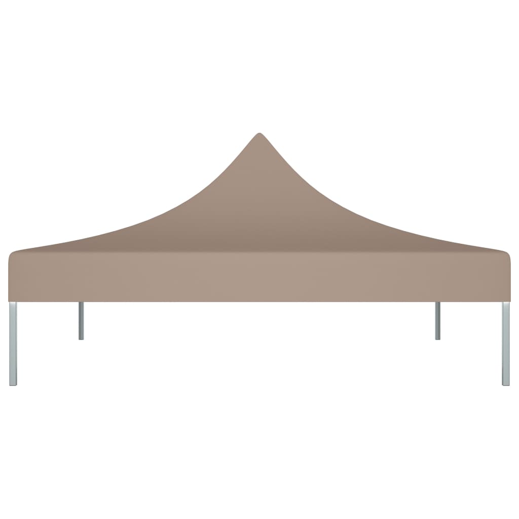 Teltduk for festtelt 2x2 m gråbrun 270 g/m²