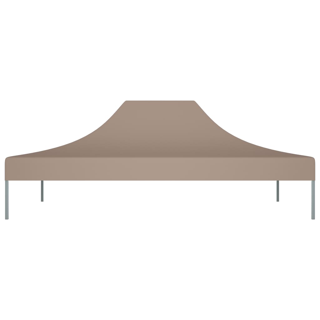 Teltduk for festtelt 4,5x3 m gråbrun 270 g/m²