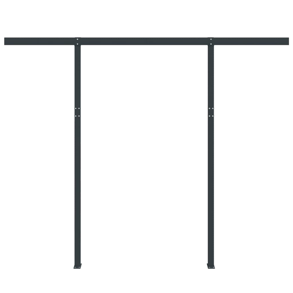 Markisestolpesett antrasitt 300x245 cm jern
