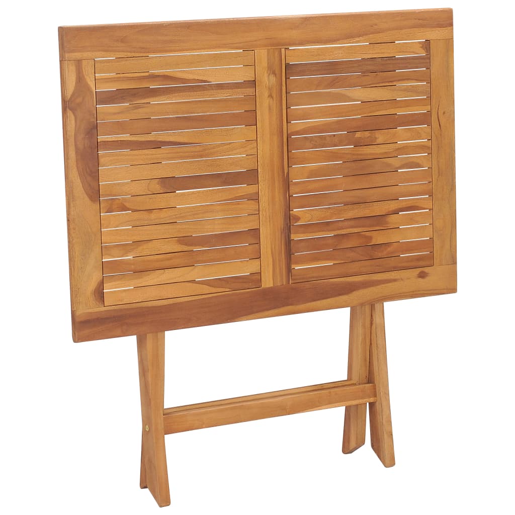 Sammenleggbart hagebord 90x60x75 cm heltre teak