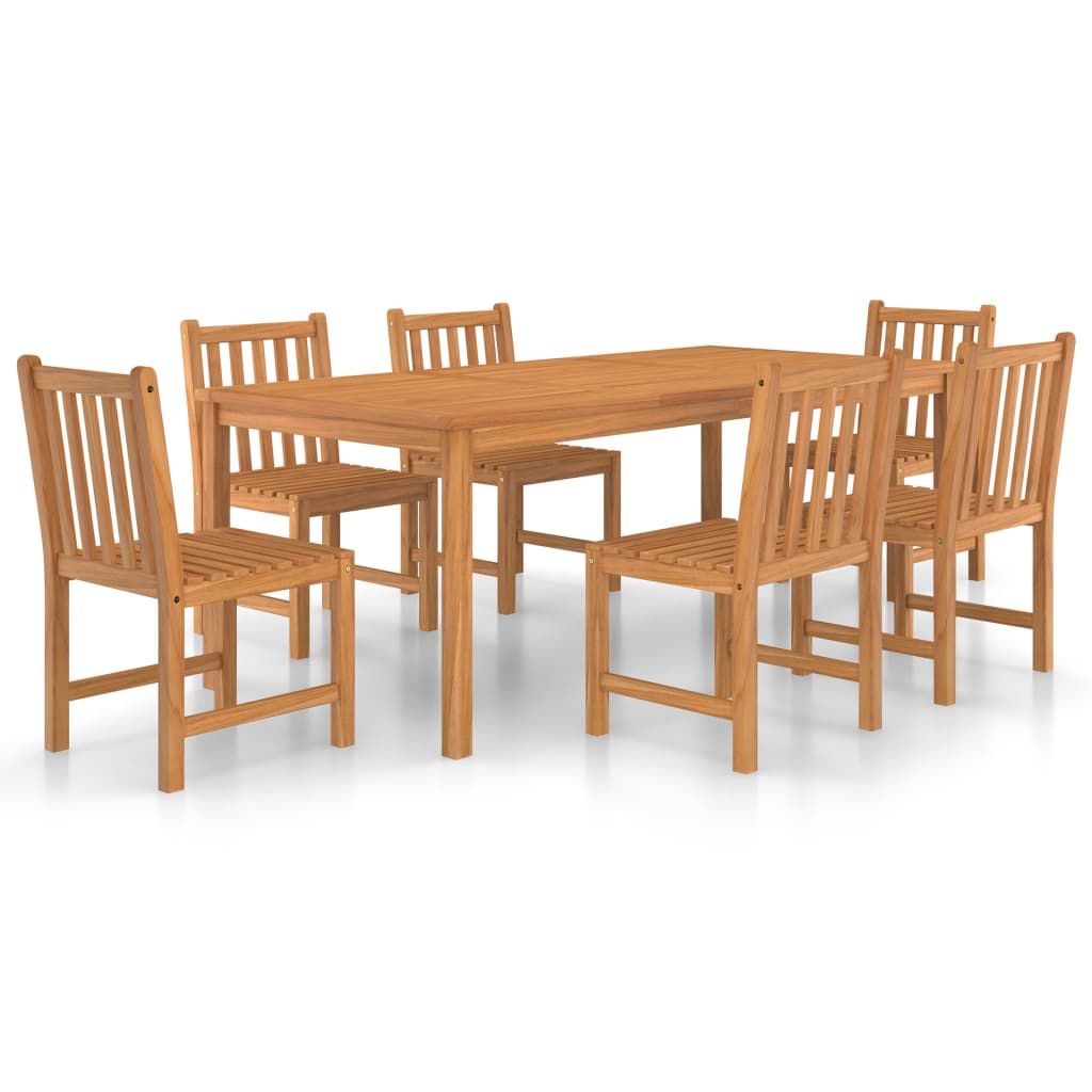 Utendørs spisestue 7 deler heltre teak
