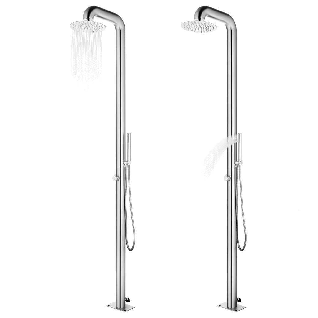 Hagedusj 225 cm rustfritt stål