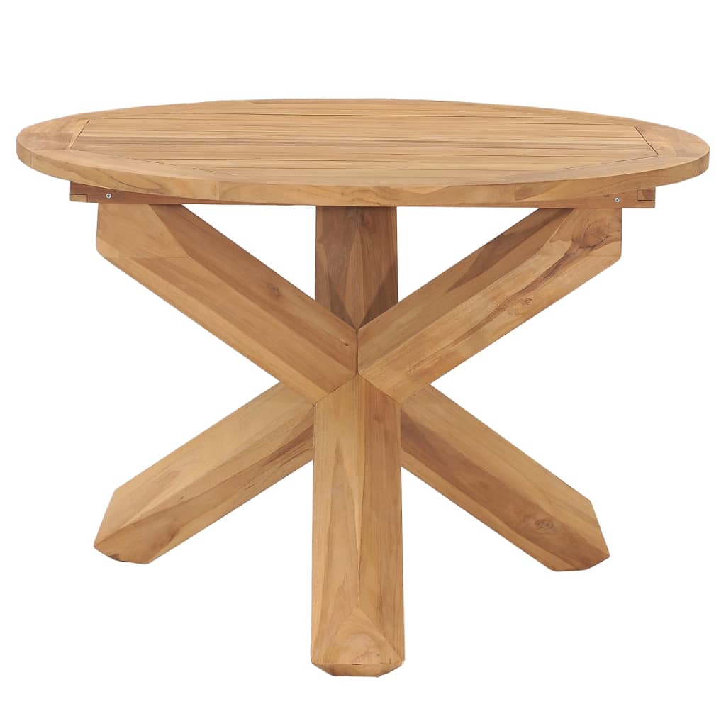 Hagespisebord Ø110x75 cm heltre teak