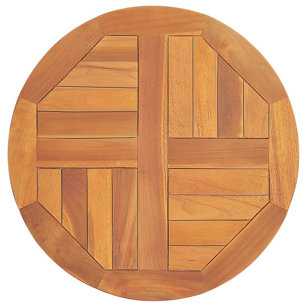 Bordplate heltre teak 2,5 cm 50 cm