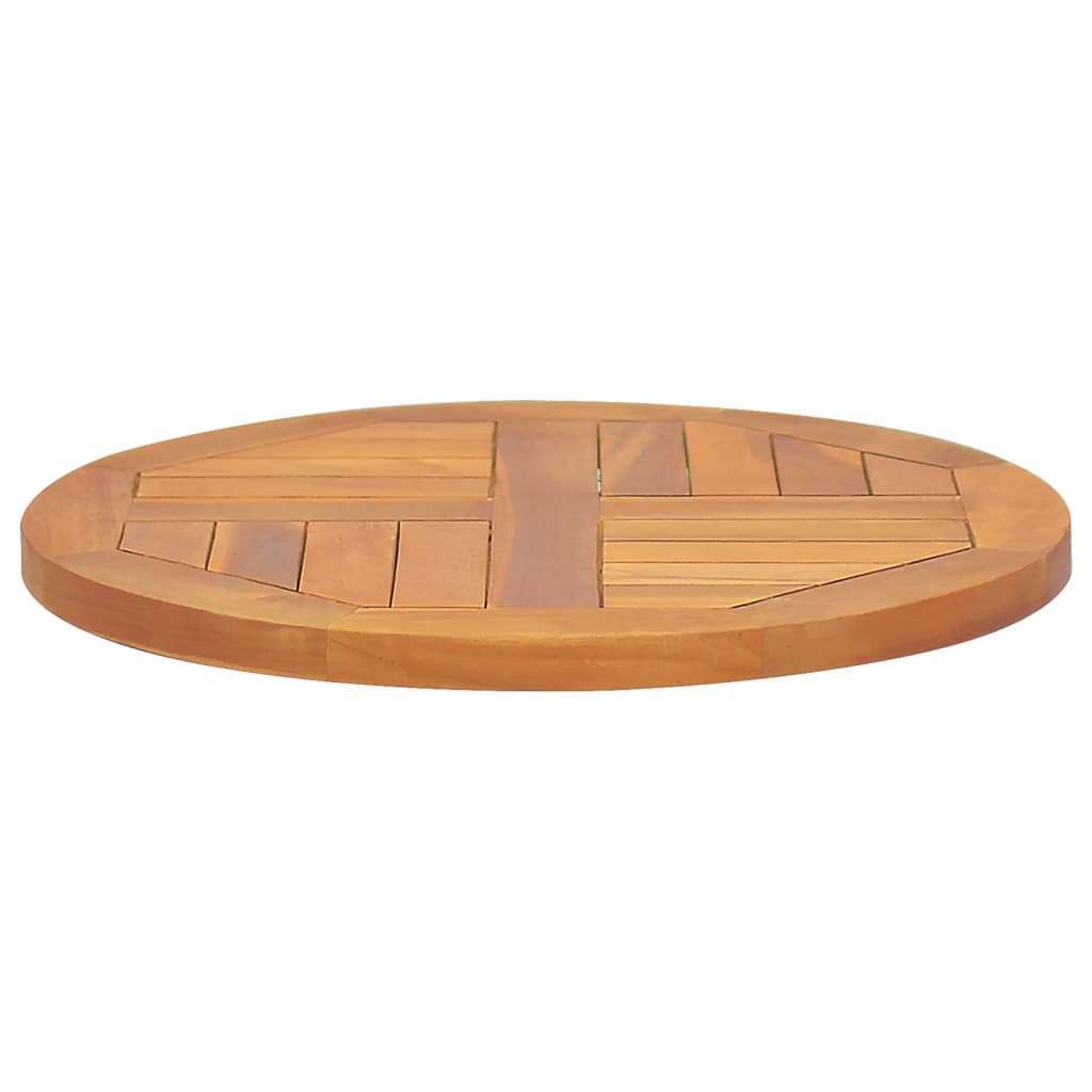 Bordplate heltre teak 2,5 cm 50 cm
