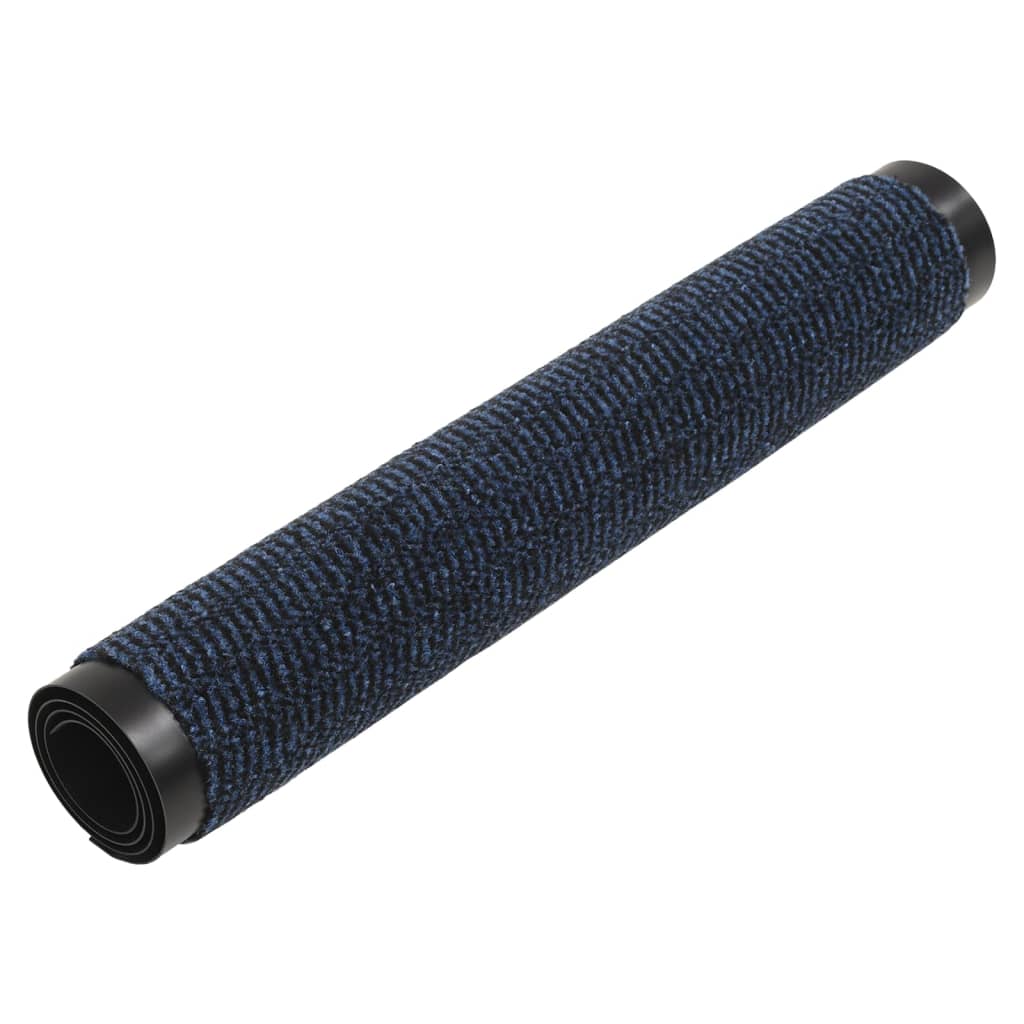 Tuftet dørmatte 60x150 cm blå