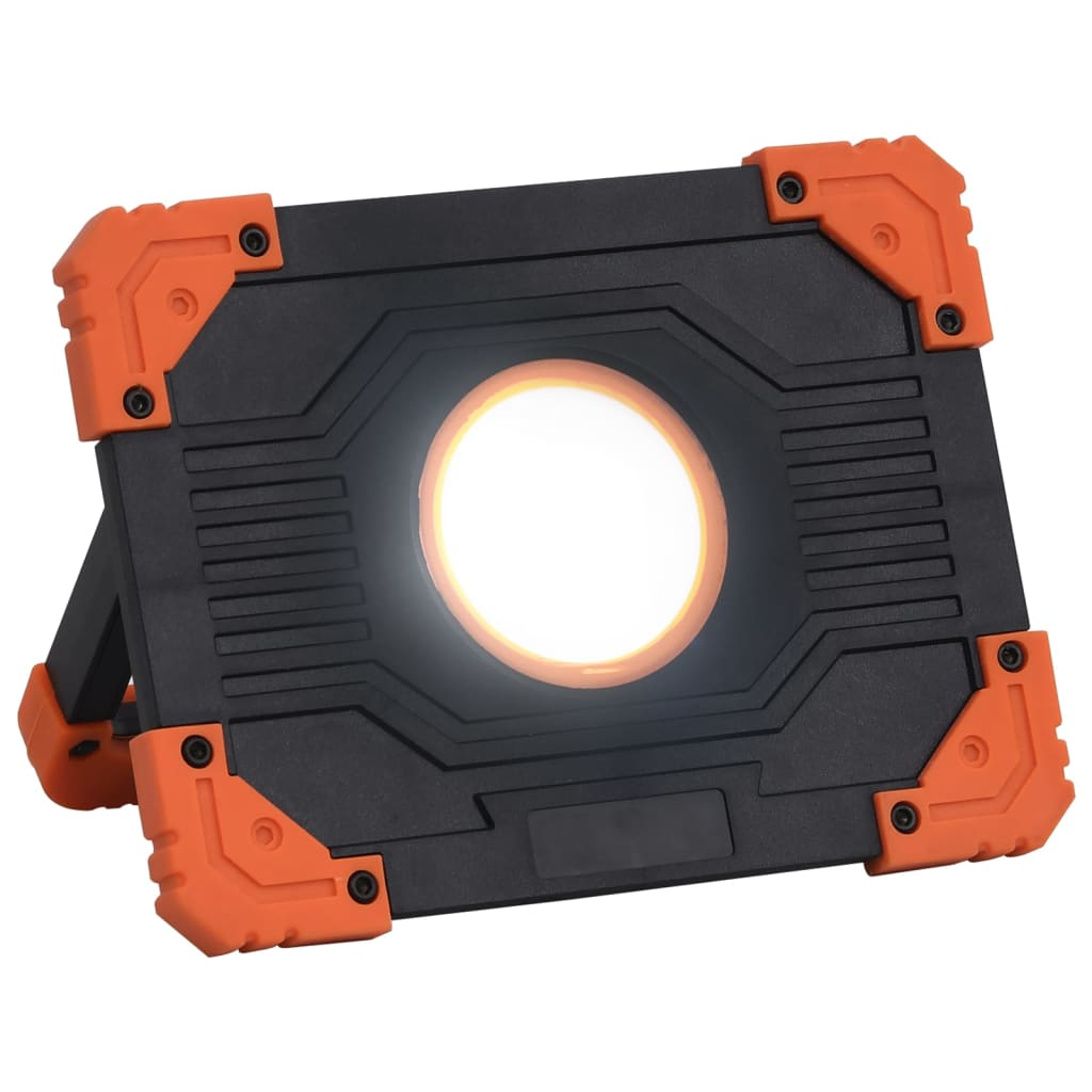 Bærbart LED-spotlys ABS 10 W kaldhvit