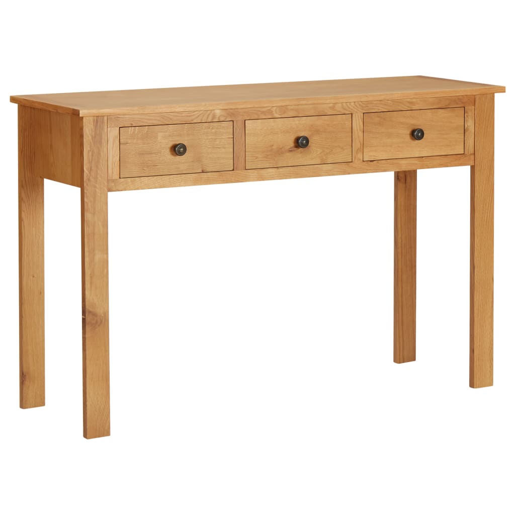 Sminkebord 110x40x75 cm heltre eik