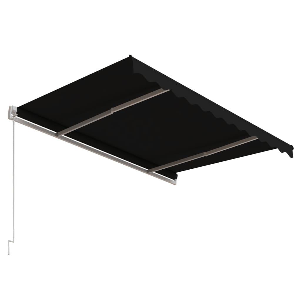 Automatisk uttrekkbar markise 300x250 cm antrasitt