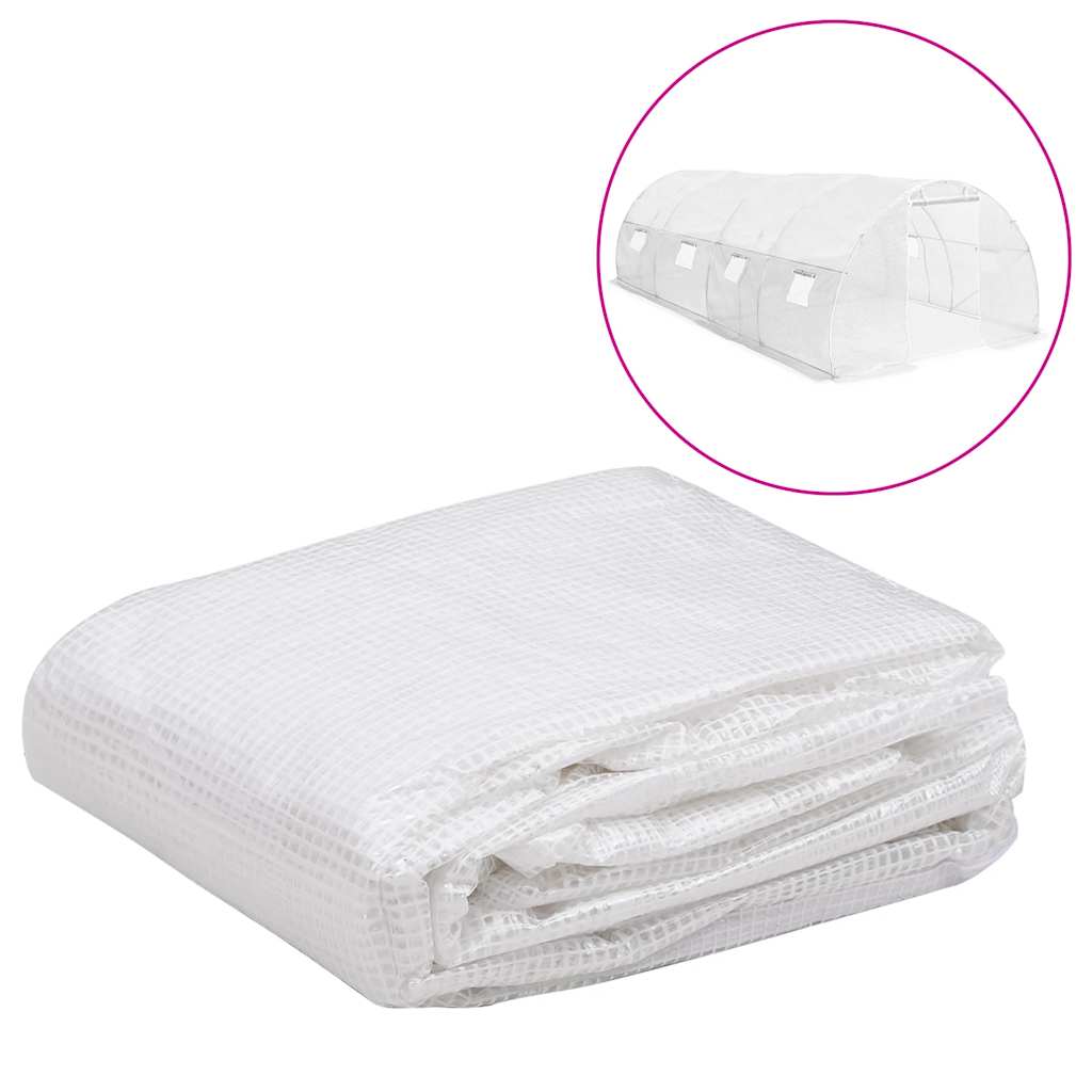 Erstattningstrekk til drivhus (18 m²) 3x6x2 m gjennomsiktig