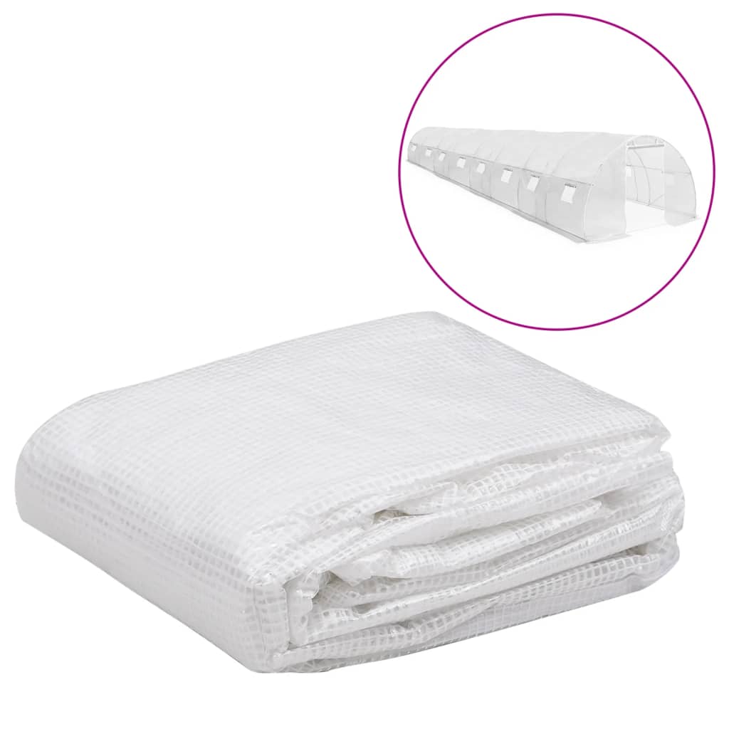 Erstattningstrekk til drivhus (36 m²) 3x12x2 m gjennomsiktig