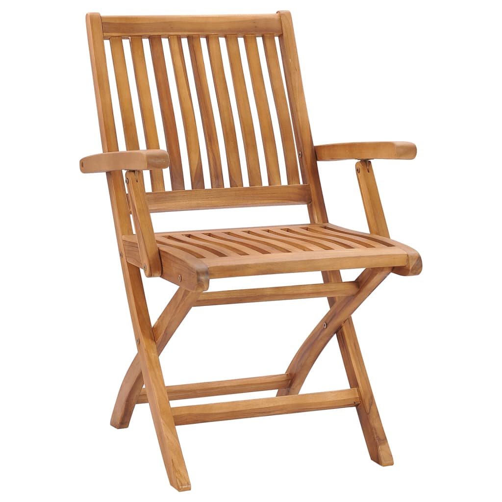 Sammenleggbare hagestoler 8 stk heltre teak