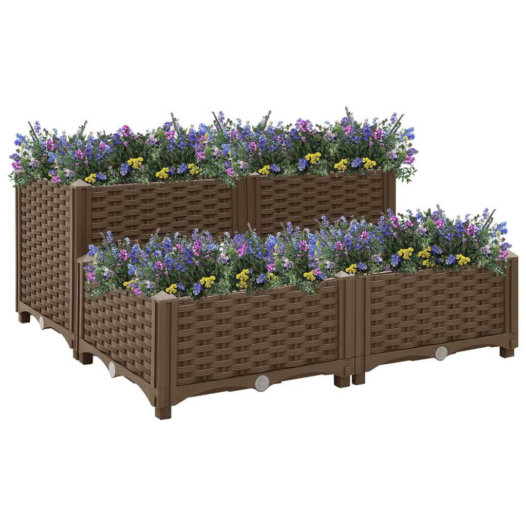 Høybed 80x80x38 cm polypropylen