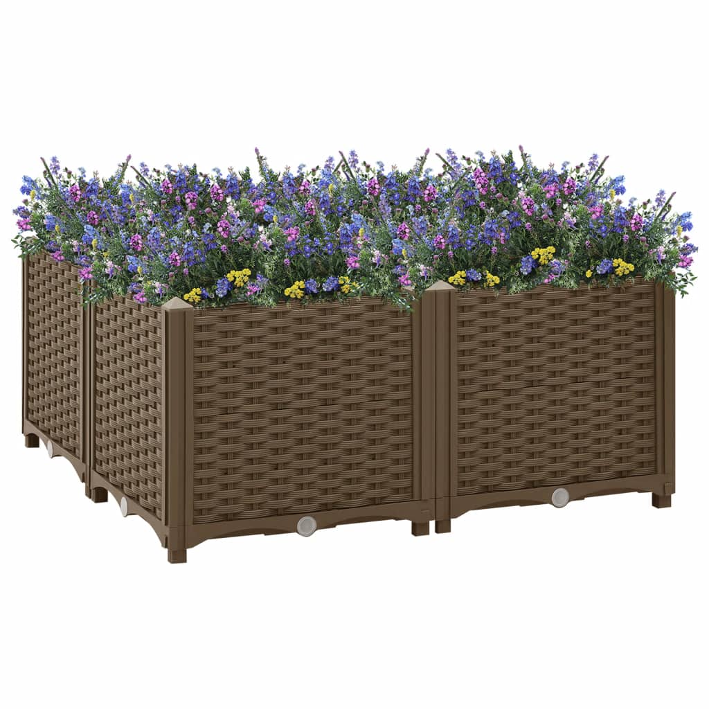 Høybed 80x80x38 cm polypropylen