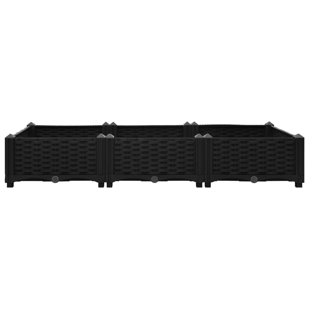 Høybed 120x40x23 cm polypropylen