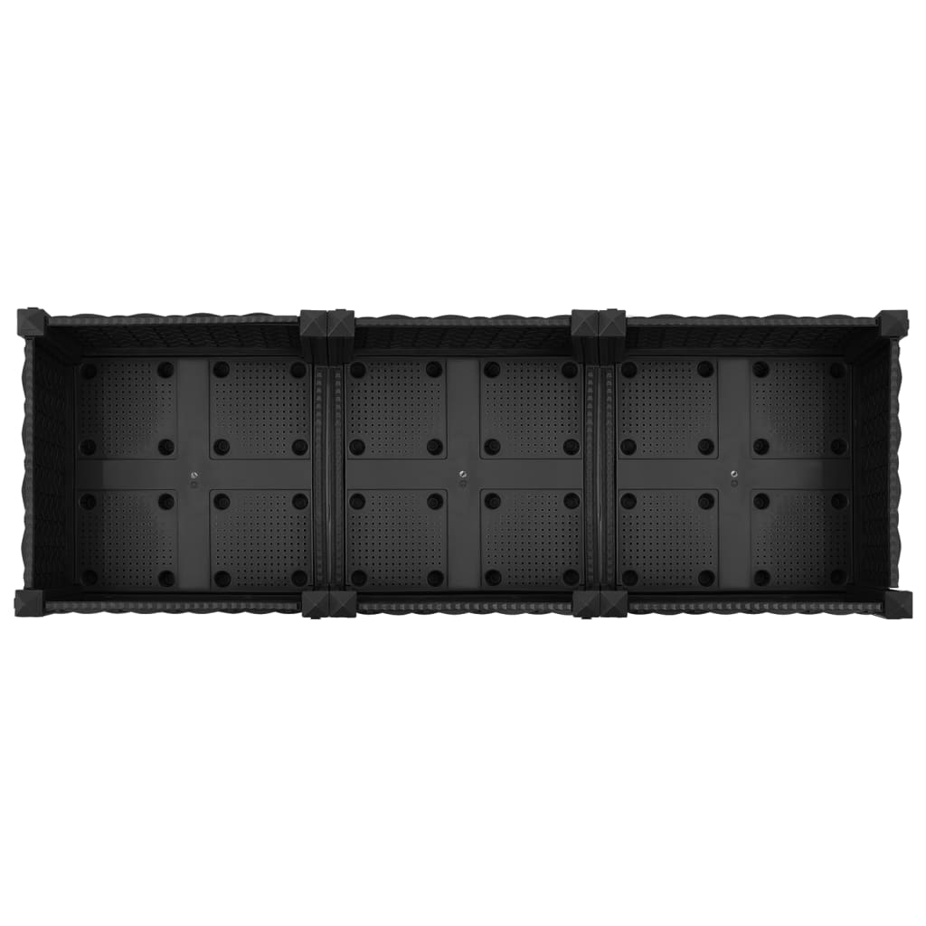 Høybed 120x40x23 cm polypropylen