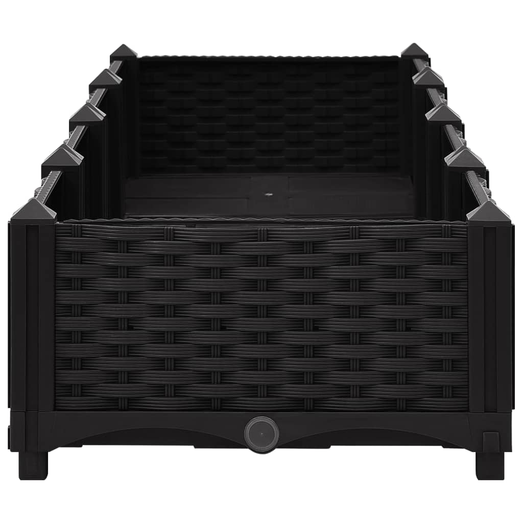 Høybed 160x40x23 cm polypropylen