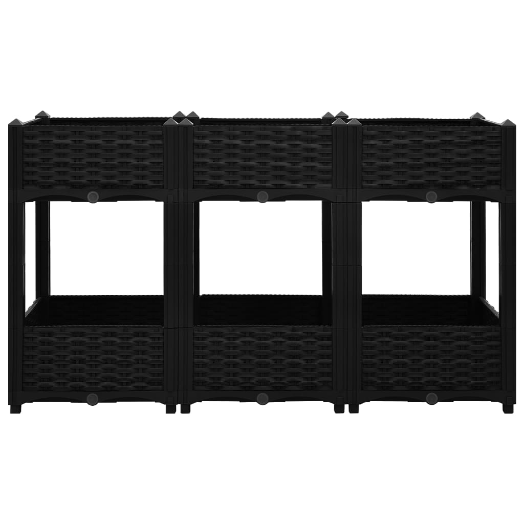 Høybed 120x40x71 cm polypropylen