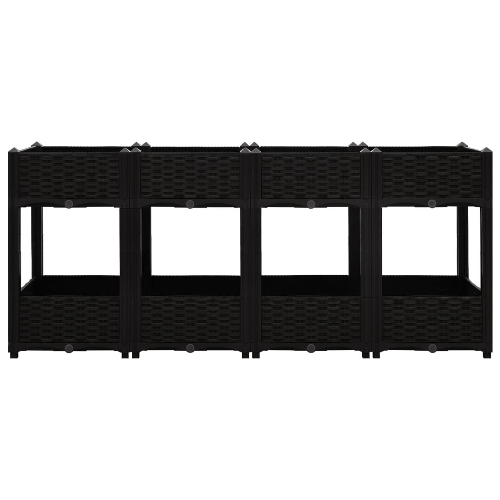 Høybed 160x40x71 cm polypropylen