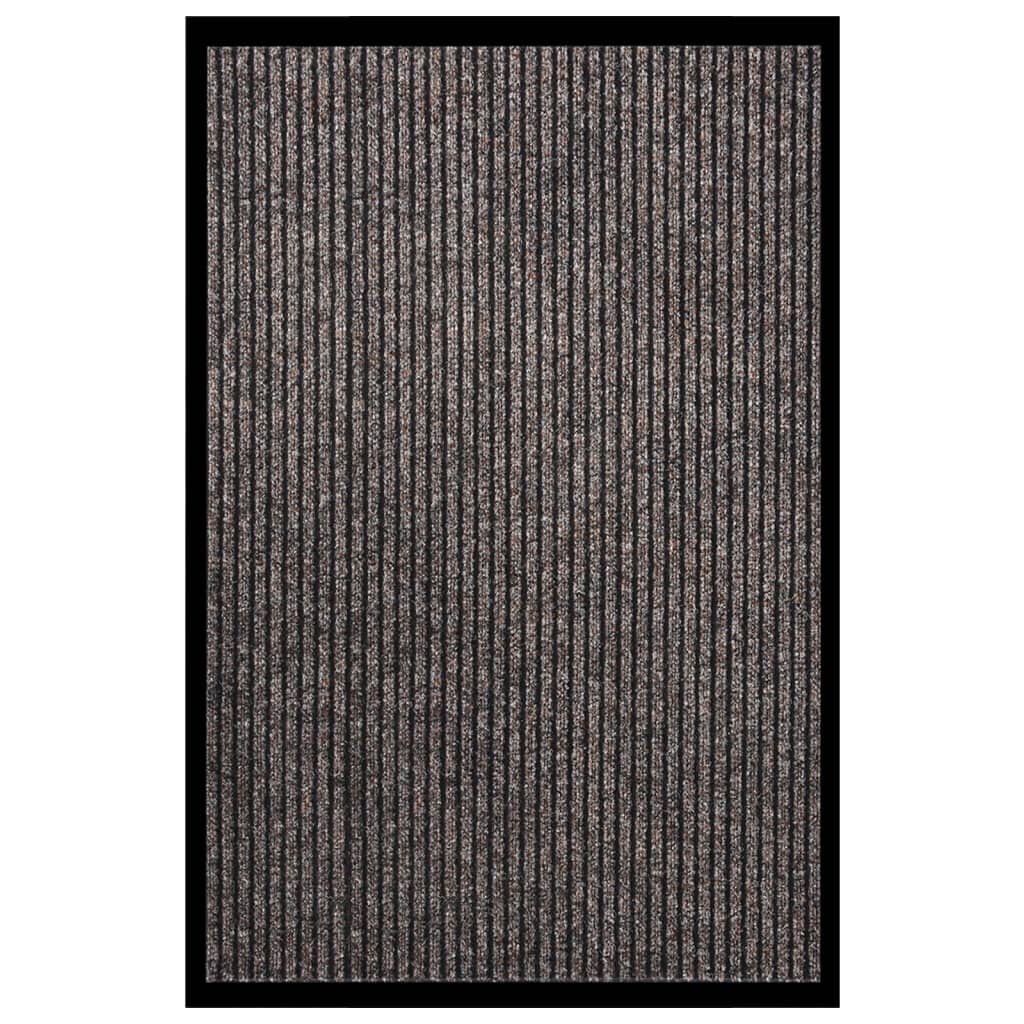 Dørmatte stripet beige 80x120 cm