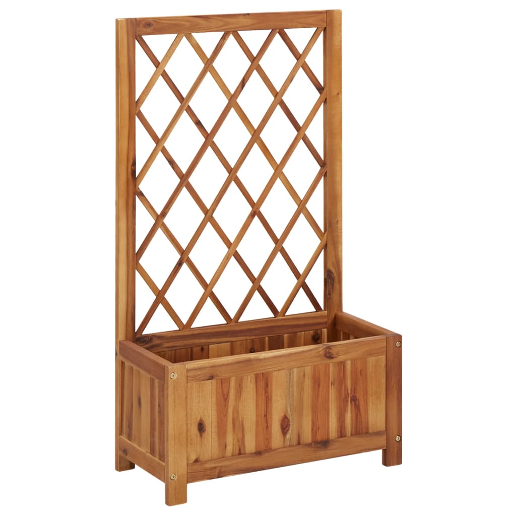 Høybed med espalier heltre akasie