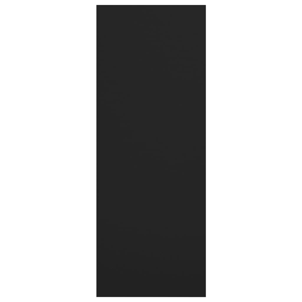 Konsollbord svart 105x30x80 cm sponplate