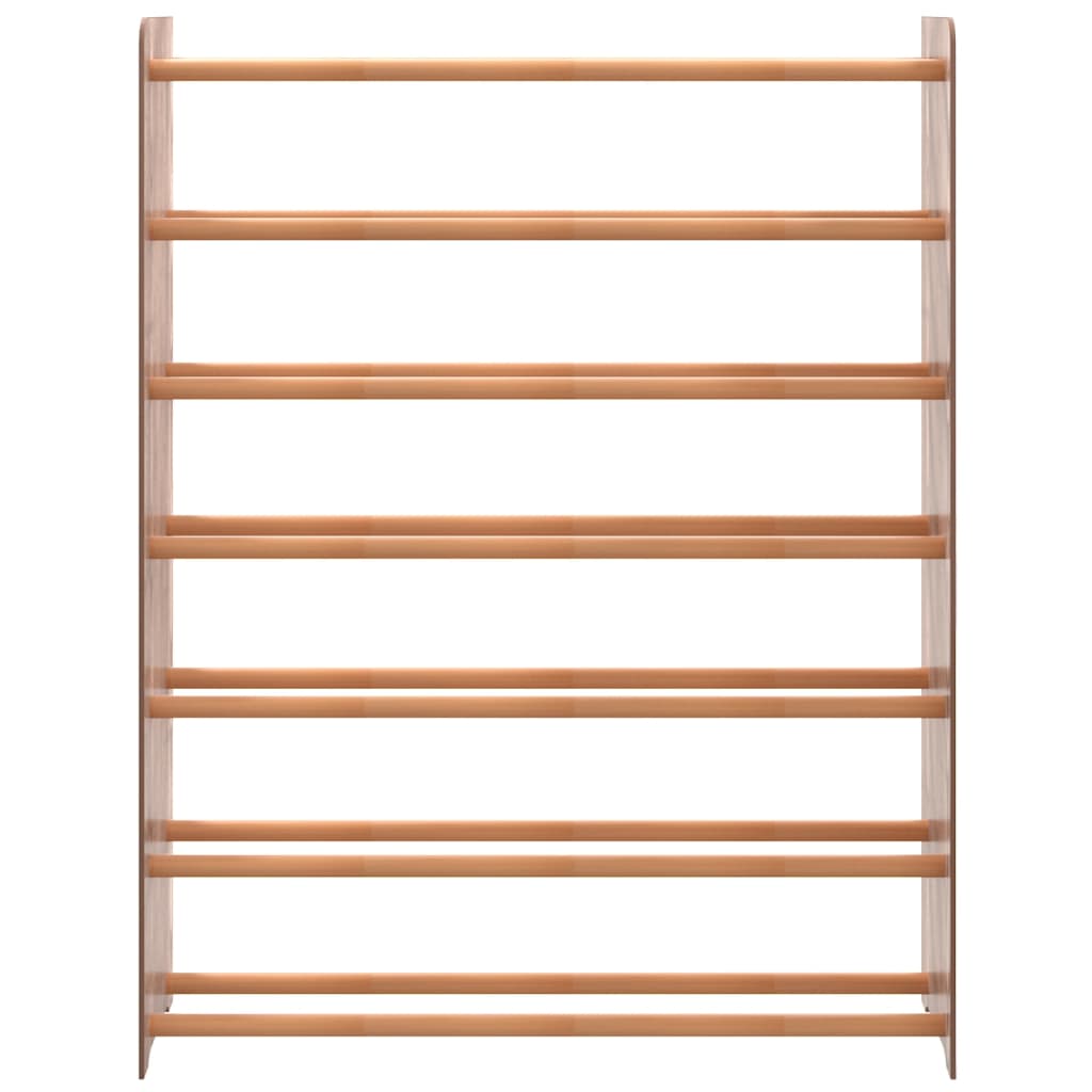 Skohylle brun 90x24x117 cm konstruert tre