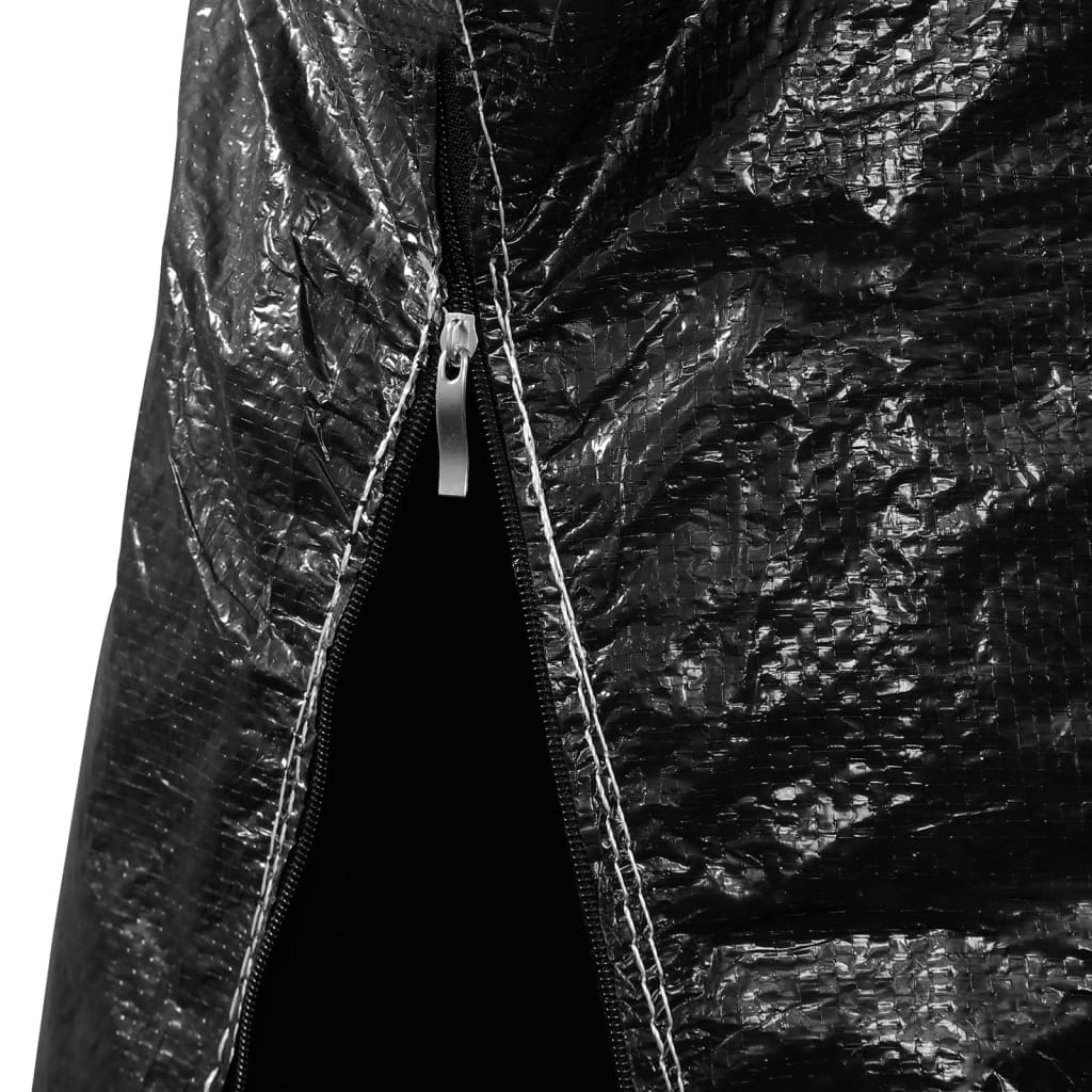 Parasolltrekk 2 stk med glidelås PE 250 cm