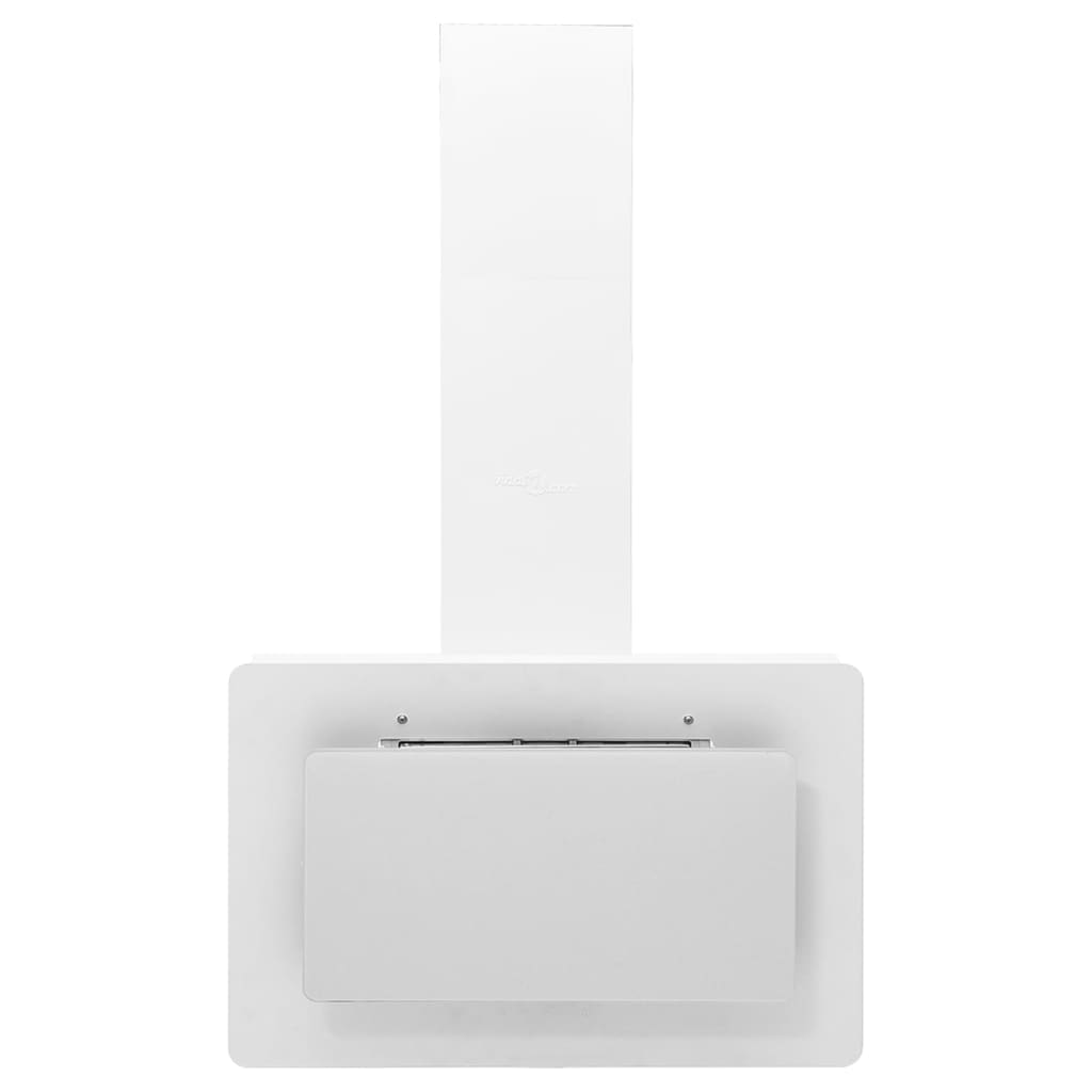 Vegghengt kjøkkenvifte 60 cm rustfritt stål og herdet glass