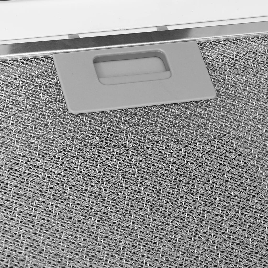 Vegghengt kjøkkenvifte 60 cm rustfritt stål og herdet glass