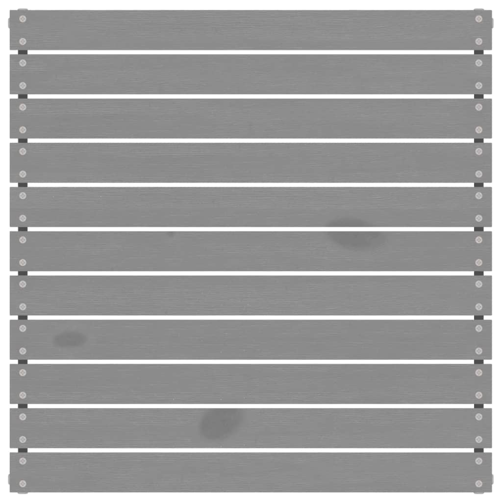 Hagesofagruppe med puter 3 deler grå heltre furu