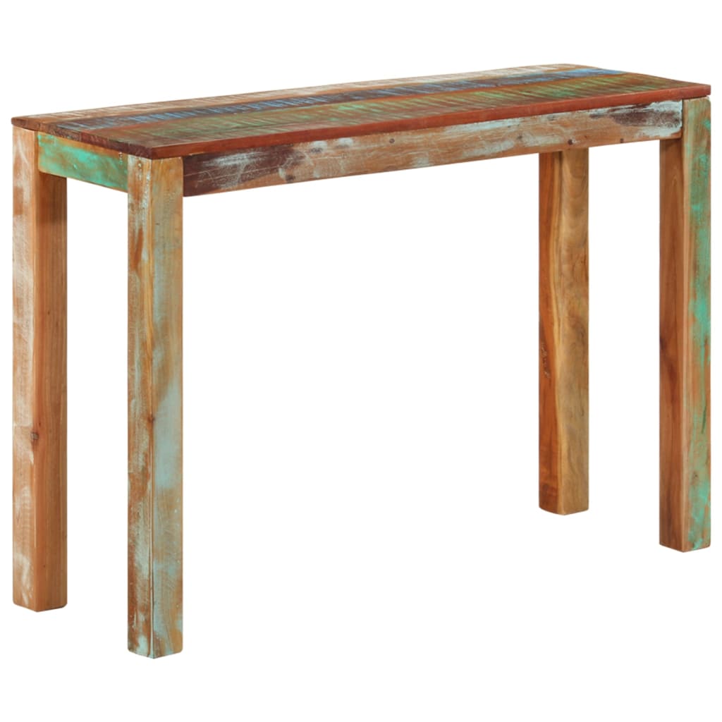 Konsollbord 110x35x76 cm gjenvunnet heltre