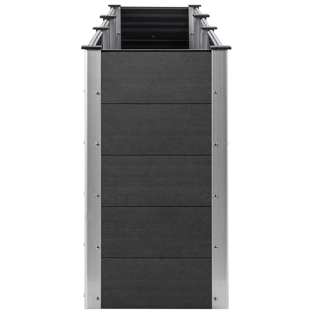 Høybed 300x100x91 cm WPC grå