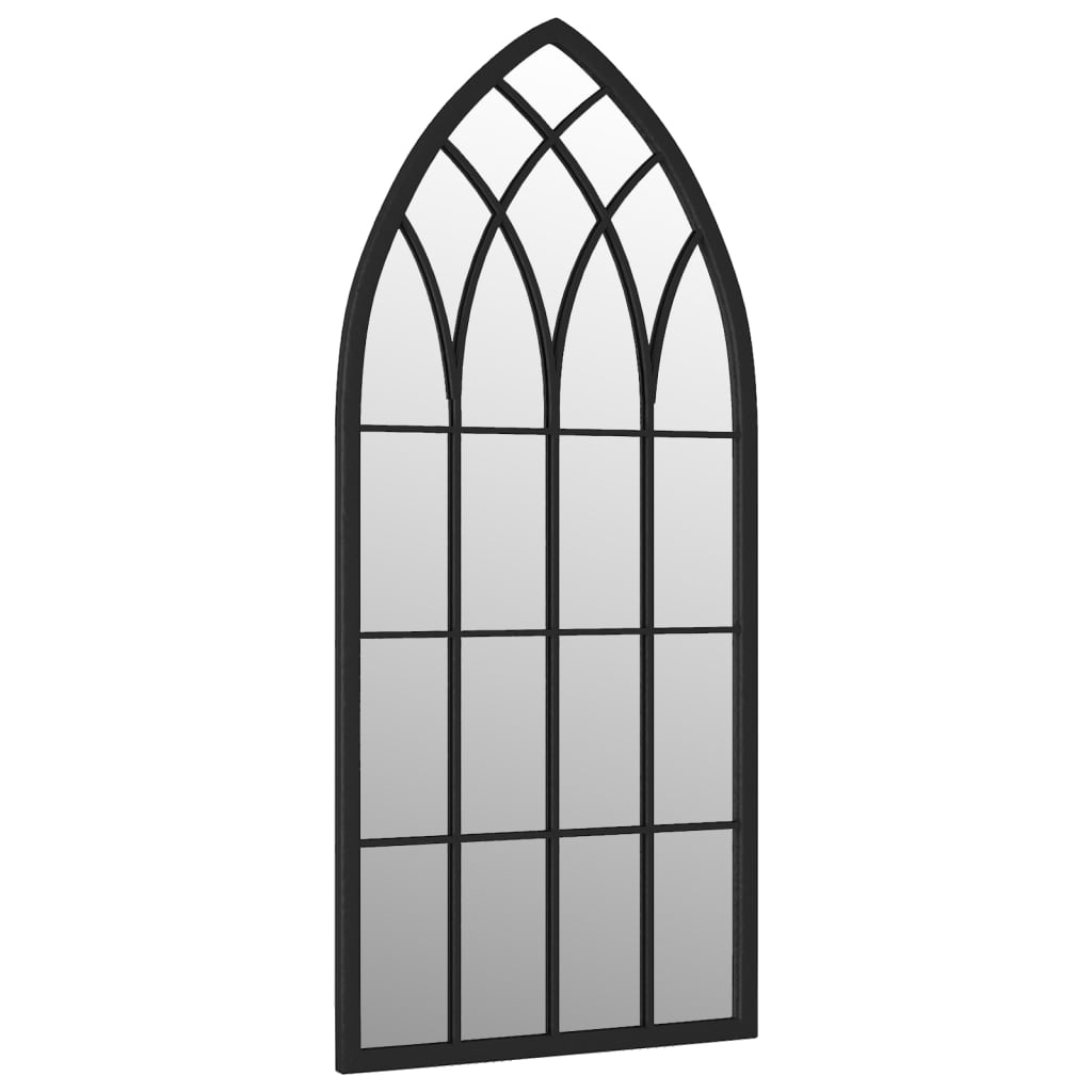 Hagespeil svart 70x30 cm for utendørs bruk jern