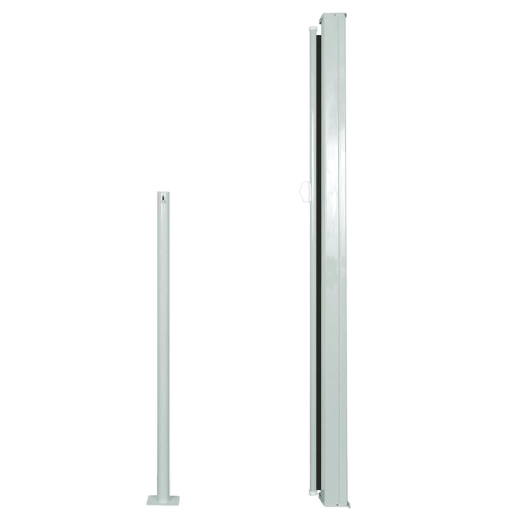 Uttrekkbar sidemarkise 140x300 cm svart