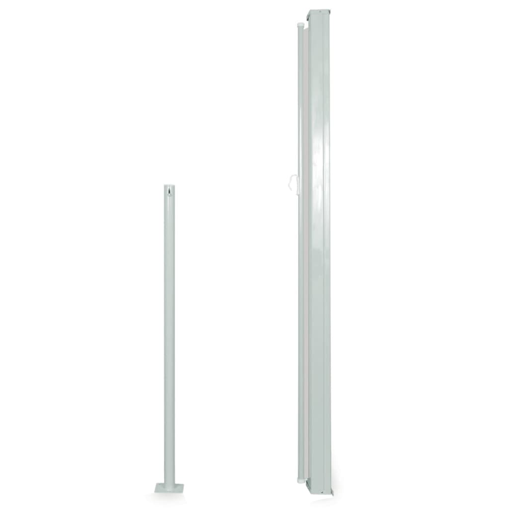 Uttrekkbar sidemarkise 160x300 cm svart