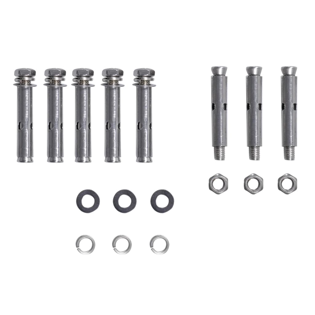 Uttrekkbar sidemarkise 160x500 cm rød