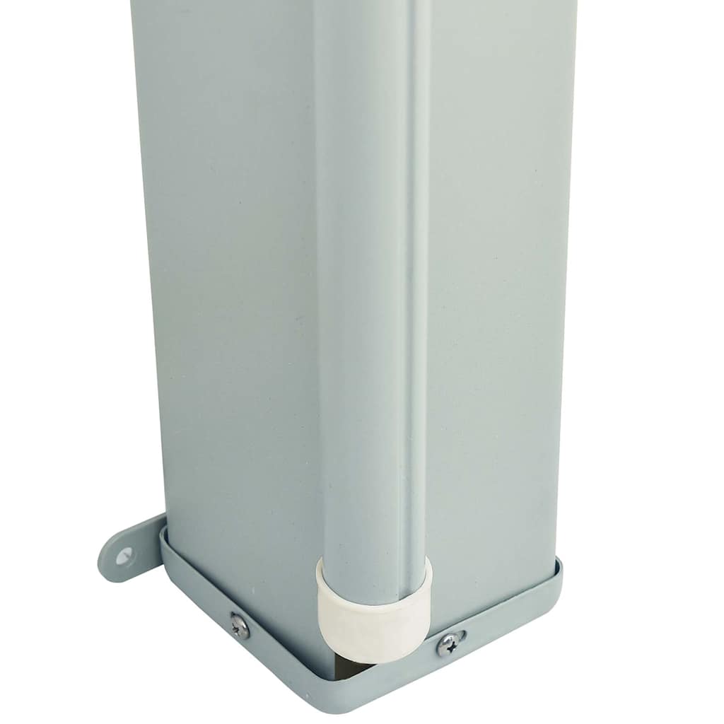 Uttrekkbar sidemarkise 117x600 cm blå