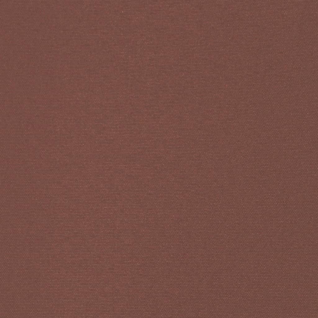 Uttrekkbar sidemarkise 140x600 cm brun