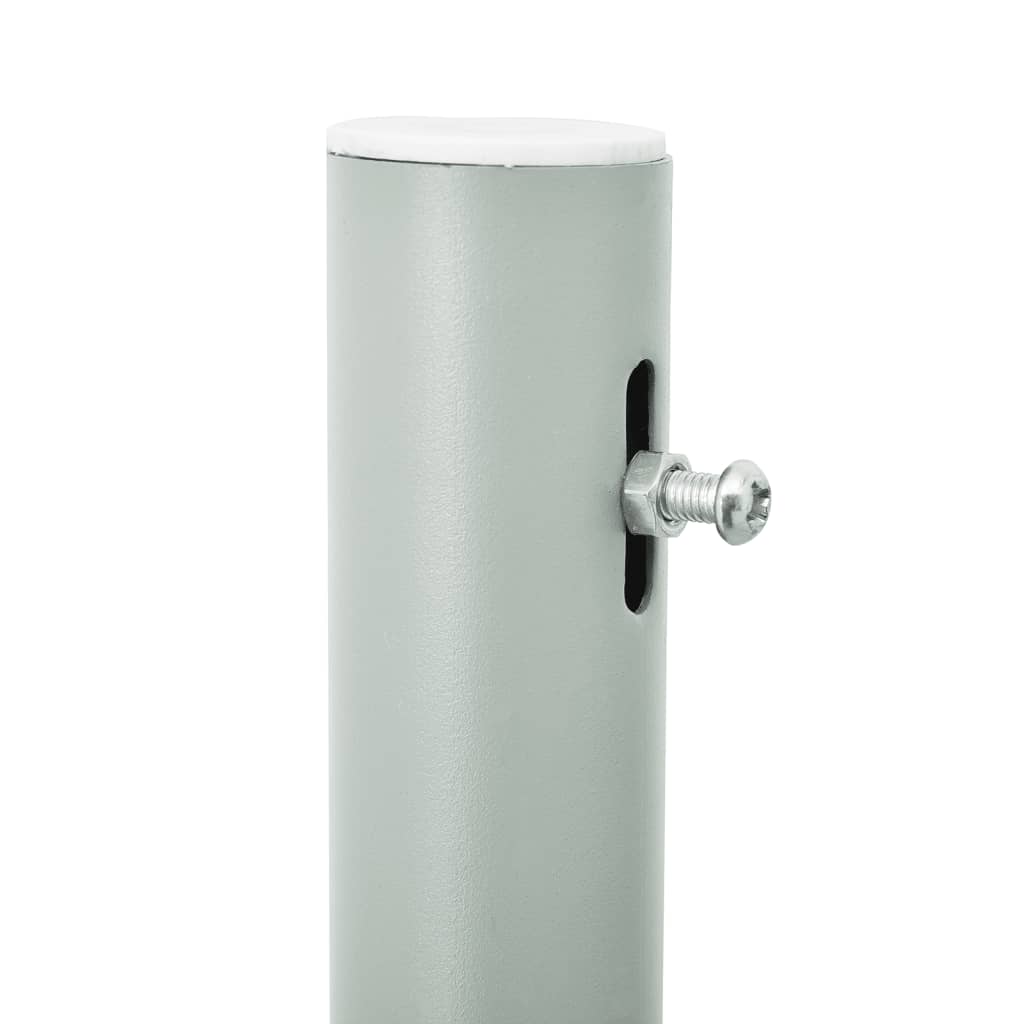 Uttrekkbar sidemarkise 160x600 cm rød