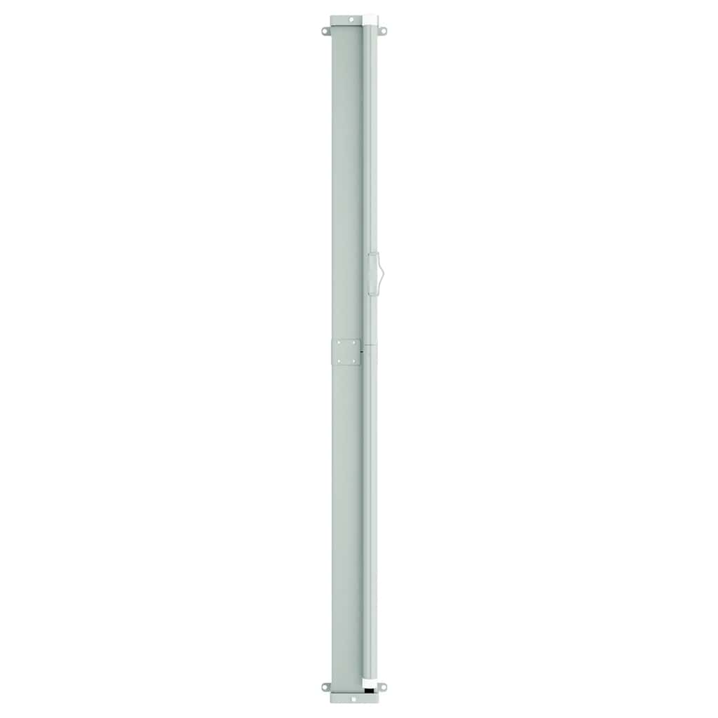 Uttrekkbar sidemarkise 200x600 cm brun