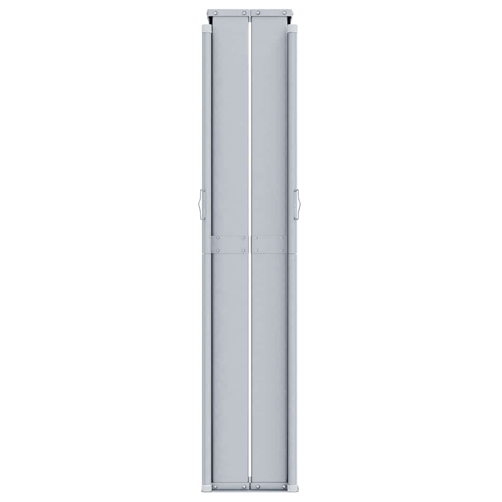 Uttrekkbar sidemarkise 200x600 cm rød