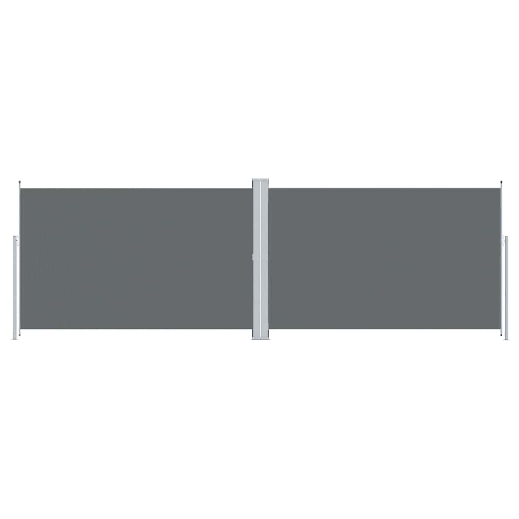 Uttrekkbar sidemarkise 220x600 cm antrasitt