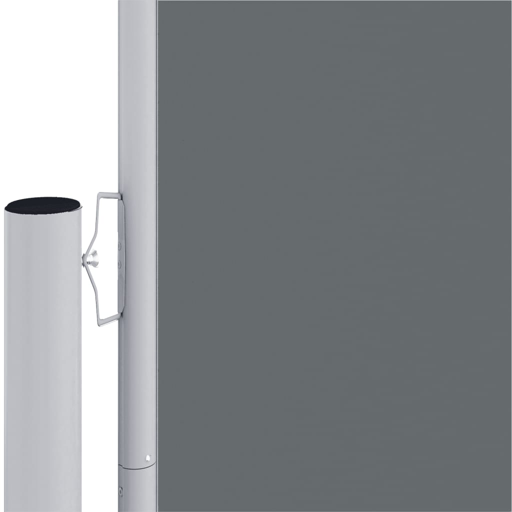 Uttrekkbar sidemarkise 220x1000 cm antrasitt