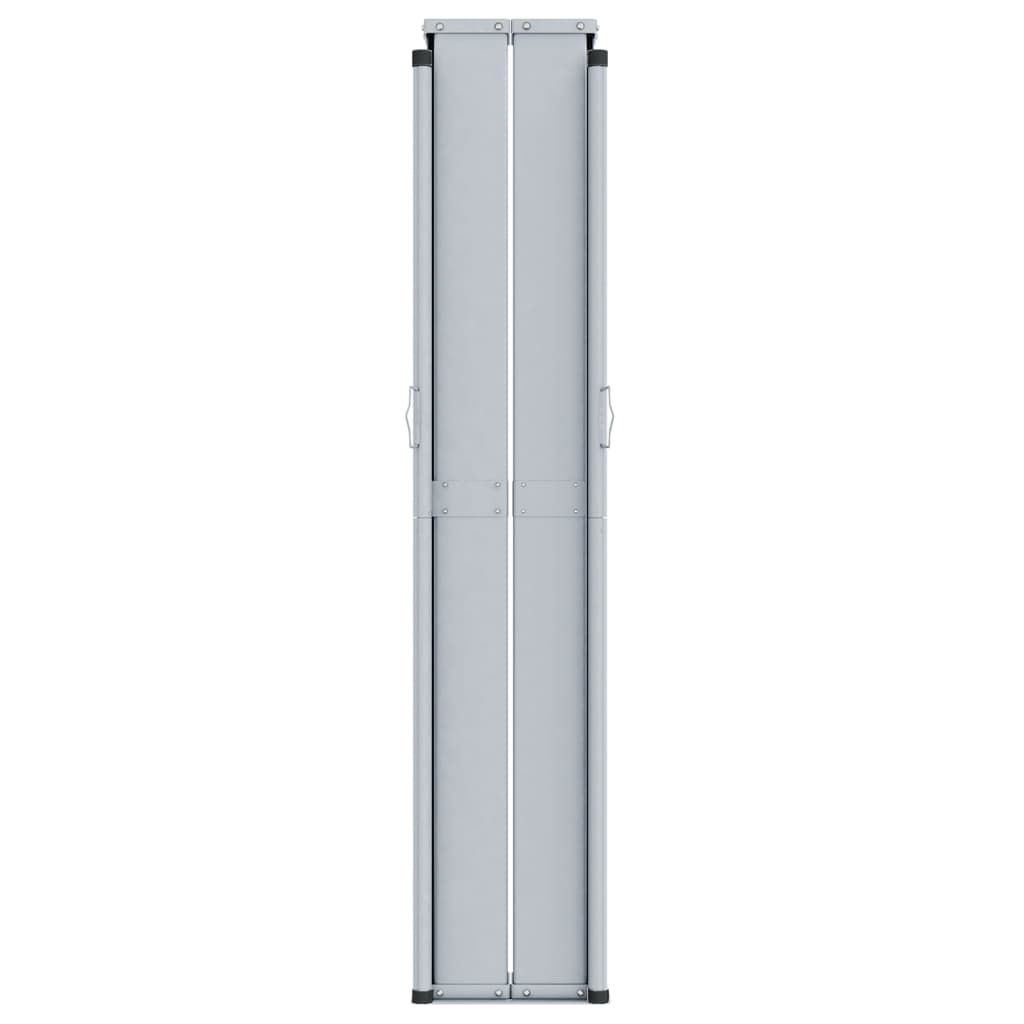 Uttrekkbar sidemarkise 160x1200 cm svart