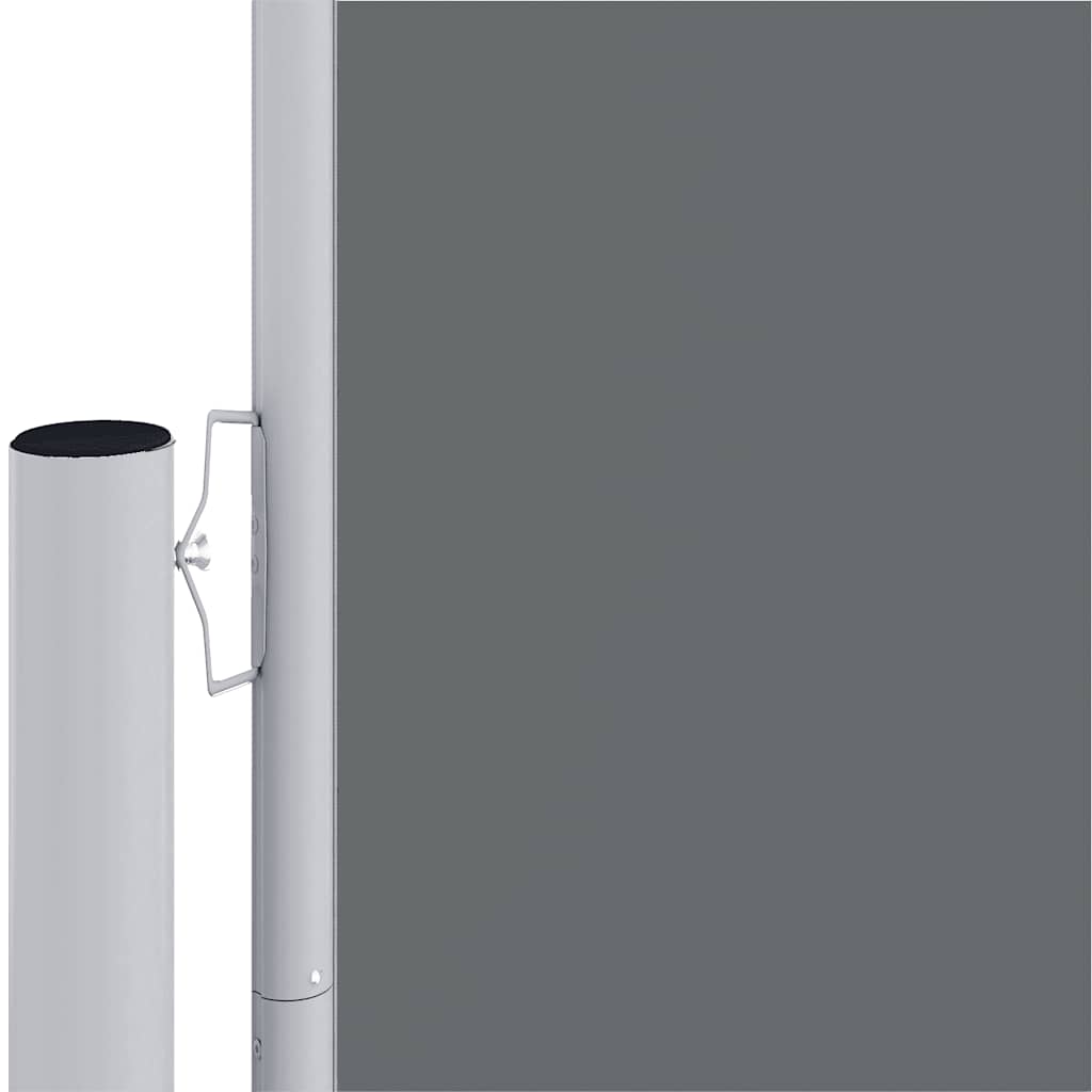 Uttrekkbar sidemarkise 220x1200 cm antrasitt