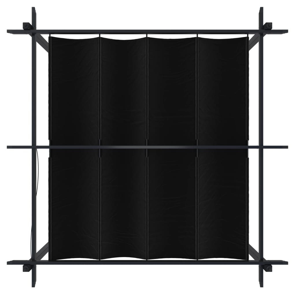 Paviljong med uttrekkbart tak 3x3 m antrasitt