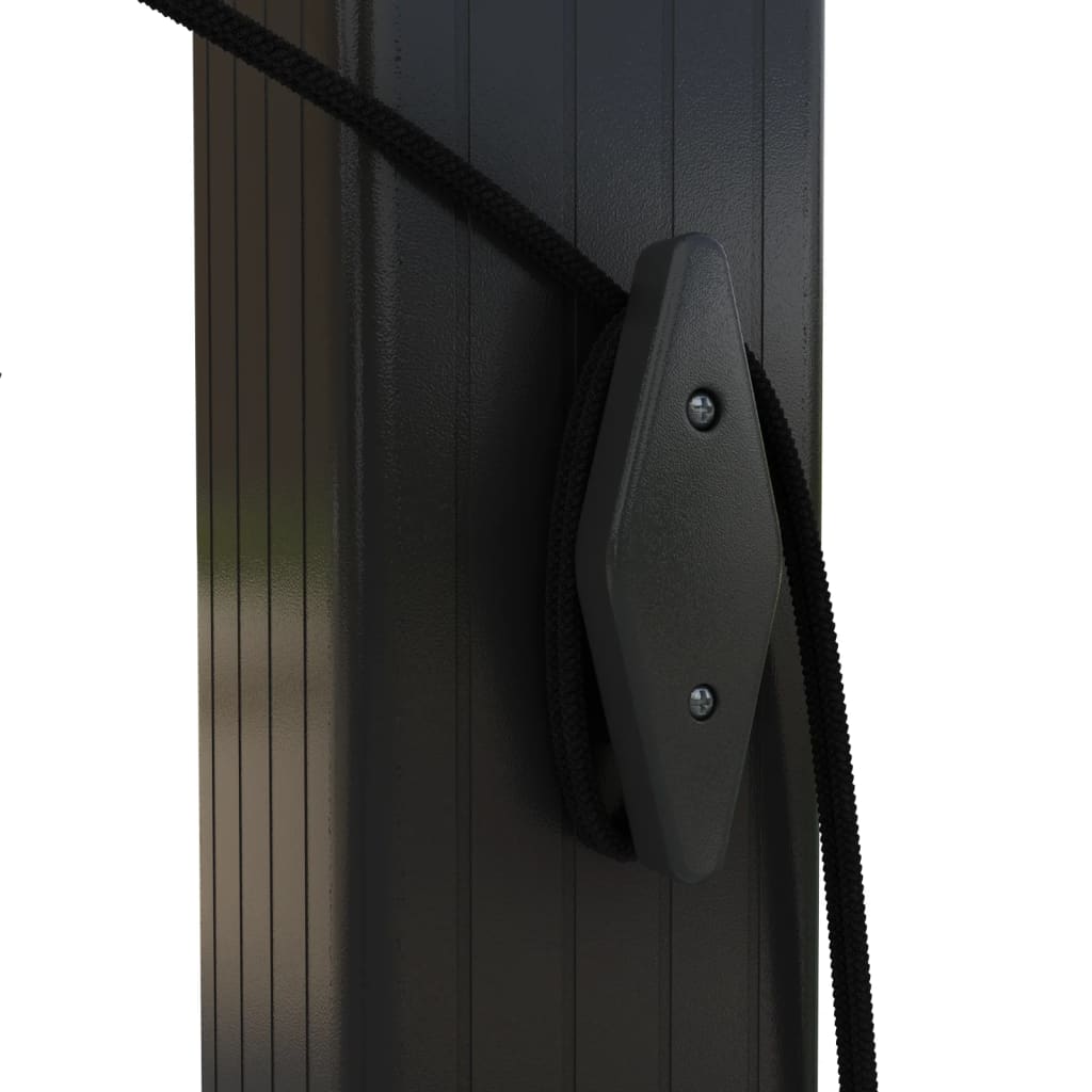 Paviljong med uttrekkbart tak 3x3 m gråbrun