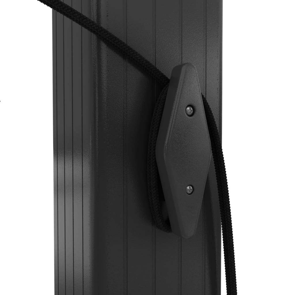 Paviljong med uttrekkbart tak 4x3 m gråbrun