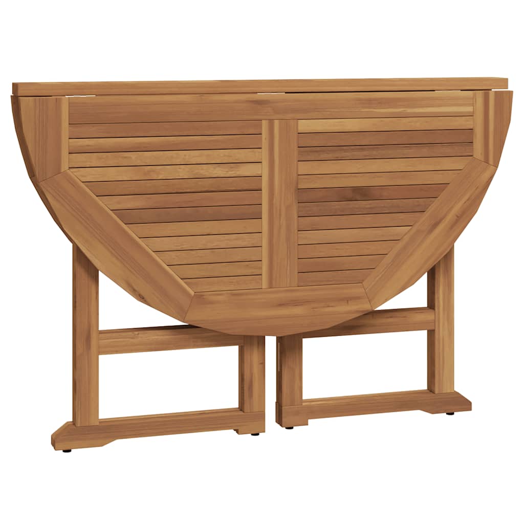 Utendørs spisestue sammenleggbar 5 deler heltre teak